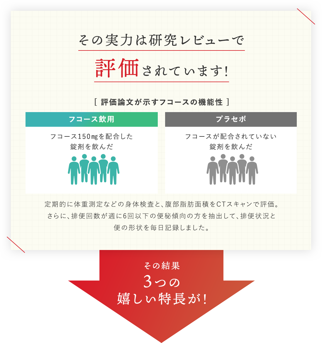 その実力は研究レビューで評価されています!